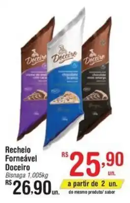 Fort Atacadista Recheio Forneável Doceiro Bisnaga oferta