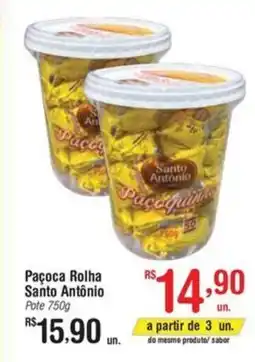 Fort Atacadista Paçoca Rolha Santo Antônio oferta