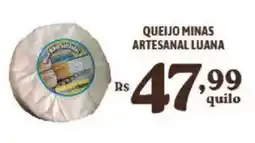 Bahamas Supermercados Queijo minas artesanal luana oferta