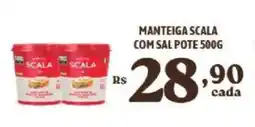 Bahamas Supermercados Manteiga scala com sal pote oferta