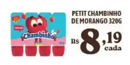 Bahamas Supermercados Petit chambinho de morango oferta