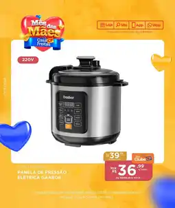 Casa Freitas Panela de pressão elétrica gaabor oferta