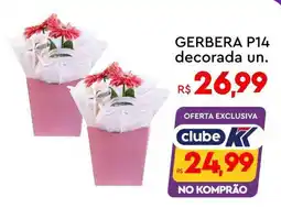 Komprao Atacadista GERBERA P14 decorada un. oferta