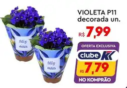 Komprao Atacadista VIOLETA P11 decorada un. oferta