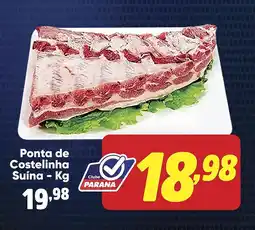 Supermercado Paraná Ponta de Costelinha Suína oferta