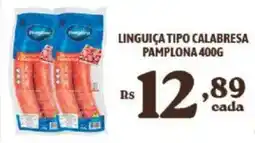 Bahamas Supermercados Linguiça tipo calabresa pamplona oferta