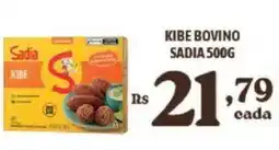 Bahamas Supermercados Kibe bovino sadia oferta