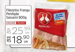 Supermercado Dalben Filézinho Frango Perdigão Sassami oferta