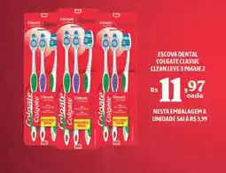 Bahamas Supermercados Escova dental colgate classic clean leve 3 pague 2 oferta
