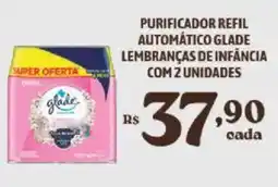 Bahamas Supermercados Purificador refil automático glade lembranças de infância com 2 unidades oferta
