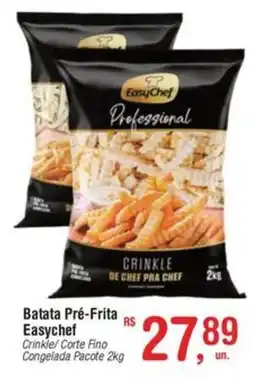 Fort Atacadista Batata Pré-Frita Easychef Crinkle/ Corte Fino Congelada Pacote oferta