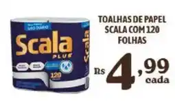 Bahamas Supermercados Toalhas de papel scala com 120 folhas oferta
