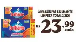 Bahamas Supermercados Lava roupas brilhante limpeza total oferta