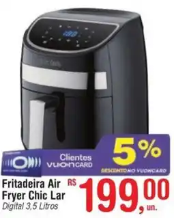Fort Atacadista Fritadeira Air Fryer Chic Lar Digital oferta