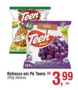 Fort Atacadista Refresco em Pó Teensmais Sabores oferta