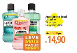 Atacadão Antisséptico Bucal Listerine Vários tipos Frasco oferta