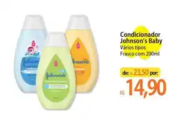 Atacadão Condicionador Johnson's Baby Vários tipos Frasco oferta