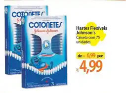 Atacadão Hastes Flexíveis Johnson's Caixeta com 75 unidades oferta
