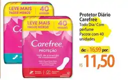 Atacadão Protetor Diário Carefree oferta