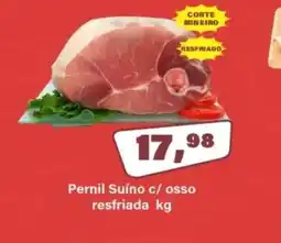 Rede Supermarket Pernil Suíno c/ osso resfriada kg oferta