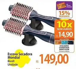 Atacadão Escova Secadora Mondial Bivolt Unidade oferta