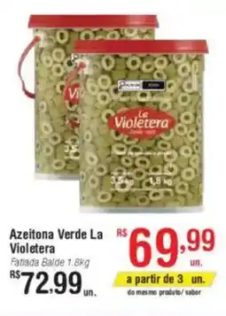 Fort Atacadista Azeitona Verde La Violetera Fatiada Balde oferta
