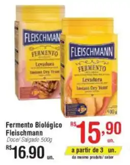 Fort Atacadista Fermento Biológico Fleischmann Doce/Salgado oferta