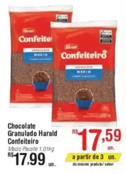 Fort Atacadista Chocolate Granulado Harald Confeiteiro Macio Pacote oferta