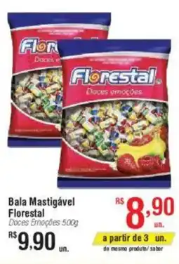 Fort Atacadista Bala Mastigável Florestal Doces Emoções oferta