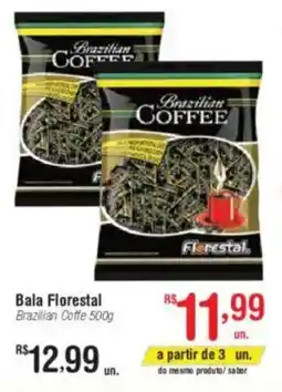 Fort Atacadista Bala Florestal Brazilian Coffe oferta