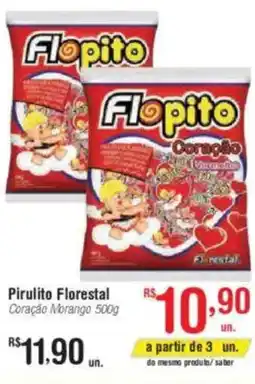 Fort Atacadista Pirulito Florestal Coração Morango oferta