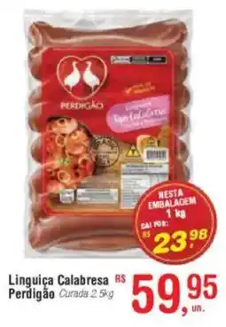 Fort Atacadista Linguiça Calabresa Perdigão Curada oferta