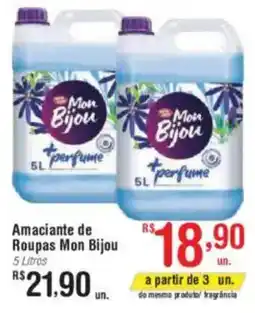 Fort Atacadista Amaciante de Roupas Mon Bijou oferta