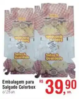 Fort Atacadista Embalagem para Salgado Colorbox oferta