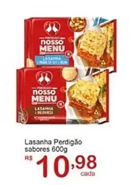 Giga Atacado Lasanha Perdigão sabores oferta