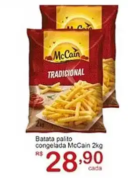Giga Atacado Batata palito congelada McCain oferta