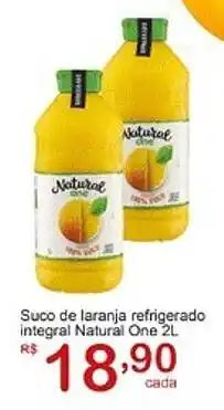 Giga Atacado Suco de laranja refrigerado integral Natural One oferta