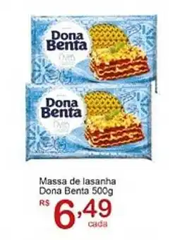 Giga Atacado Massa de lasanha Dona Benta oferta