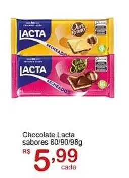 Giga Atacado Chocolate Lacta sabores oferta