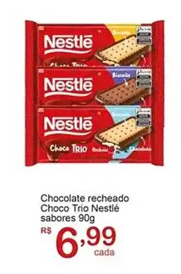 Giga Atacado Chocolate recheado Choco Trio Nestlé sabores oferta