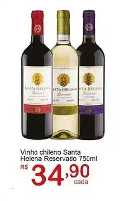 Giga Atacado Vinho chileno Santa Helena Reservado oferta