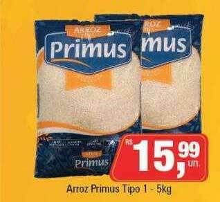 Supermercados Alvorada Arroz Primus Tipo 1 oferta
