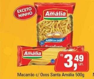 Supermercados Alvorada Macarrão C Ovos Santa Amália oferta