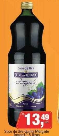 Supermercados Alvorada Suco De Uva Quinta Morgado Integral oferta