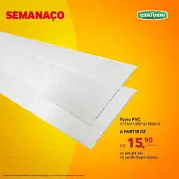 Quero Quero Forno PVC oferta
