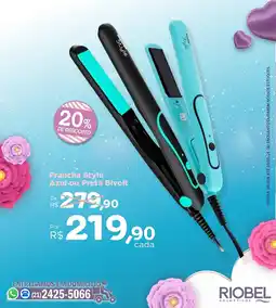 Rio Bel Prancha Style Azul.ou Preta Bivolt oferta