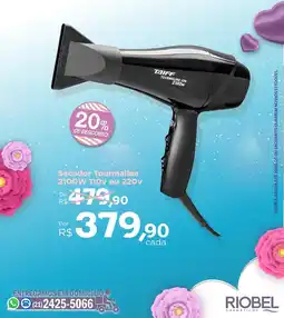 Rio Bel Secador Tourmaline 2100W 110v ou 220v oferta