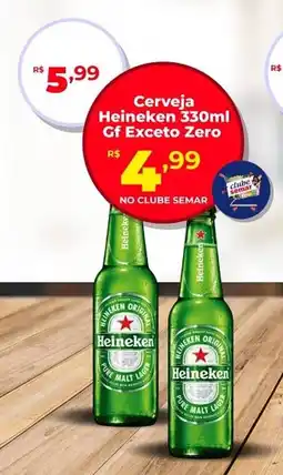 Semar Supermercado Cerveja Heineken Gf Exceto Zero oferta