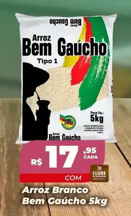 Rede Super Compras Arroz Branco Bem Gaúcho oferta
