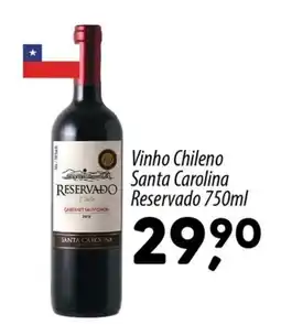 Asun Vinho Chileno Santa Carolina Reservado oferta